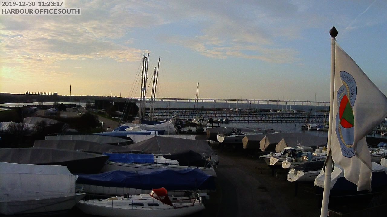 Limhamn » Blick auf den Yachthafen.